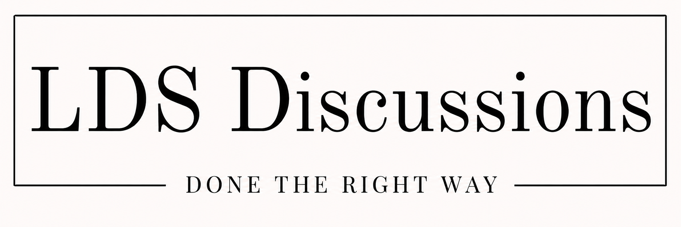 LDS Discussions — A Faithful Response